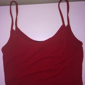 Red tank top brandy Melville!